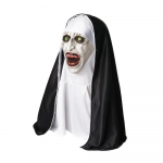 Nunnamask Halloweeni hirmutav nunnamask pear&auml;tikuga Halloweeni peorekvisiidiks