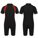 Lapsed T&uuml;drukud L&uuml;hikesed varrukad &Uuml;hes t&uuml;kis Shorty Wetsuit Ujumisriided Ujumisriided L&ouml;&ouml;bekaitse 8-10 Years
