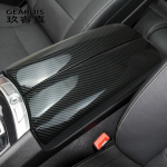 Autode stiil For BMW 5. seeria GT F07 5gt S&uuml;sinikkiust Keskkonsooli K&auml;etoe Panipaiga Kastipaneeli Kaunistus Sisekatte Carbon fiber Color