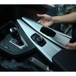 Autotarvikud S&uuml;sinikkiust ABS-plastikust Interj&ouml;&ouml;ri Multimeediapaneeli Katte Liist BMW 3. seeriale F30 F34 4. seeriale F33 F36 h&otilde;be