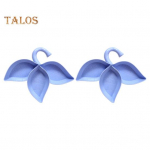 2tk kastmisn&otilde;u 3 kambrit lehekujuline toidukvaliteediga salatikaste aniis t&scaron;illipulber maitseainekaste pr&uuml;gikandiku taldrikuhoidja k&ouml;&ouml;gitarbed sinine