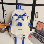 Universaalne suure mahutavusega seljakott Armas multikas k&uuml;&uuml;liku keskkooli&otilde;pilaste koolikotid Vastupidav nailonist kolledži &otilde;pilasraamatu kott seljakott One size valge