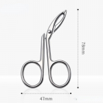 Professiona k&uuml;&uuml;narnuki kulmutangid klambrid k&auml;&auml;rid pintsetid kuldsed h&otilde;bedased sirged kulmude kitkumise meigiilu t&ouml;&ouml;riist Uus