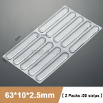 SEAMETAL 10 tk auto ukse serva l&auml;bipaistvad kriimustusvastased kaitseribad tahavaatepeegli kokkup&otilde;rkevastase kaitse riba kleebised 1 Pack (10 strips) puhas