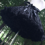 Naiste Lolita Swing Tutu seelik alusseelik Crinoline alusseelik Cosplay t&uuml;drukute l&uuml;hike kleit 41CM