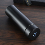 500 ml gradientv&auml;rvi 304 roostevabast terasest intelligentne isolatsioonitass kaasaskantav vaakumpudeli isolatsiooni intelligentne temperatuurin&auml;idik 401-500ml must