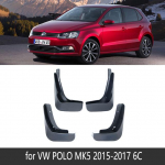 Volkswagen VW Polo Mk5 jaoks 2010 2011 2012 2013 2014 2015 2016 2017 6R 6C 61 porilapid Pritsmekaitsed klapp porilauad poritiibad POLO 6C 2015-2017