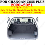 Sinjayer Auto Pagasiruumi Matt Veekindel AUTO Osad Tagumine Pagasiruumivaip K&otilde;rgete &Auml;&auml;ristega Tagumine Lastiruumi Kattepadi Sobib ChangAn CS55 Plus 20 All Black yellow