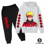 Teismeliste laste riided Beebipoiste kost&uuml;&uuml;mid Jaapan Anime Naruto dressip&uuml;ksid 2 tk Laste poiss, talve puuvillane prinditud komplekt 130