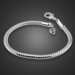 Meeste Sterlingh&otilde;be Moek&auml;ev&otilde;rud 925 Puhas H&otilde;be 4 mm 7-8 tolli Madu Kett Poistele ja Meestele P&auml;ris Massiivne H&otilde;be Manseti Ehted 20cm