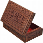 Wood Carvings Jewellery Box Decorative Case Kit hoiukarbid suur kast ehtekarbi organiseerijad Vanity for Women, ehtekarp t&uuml;drukutele 30,48 cm