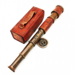 V&auml;ljat&otilde;mmatav mereteleskoop 40,64 cm messingist mereteleskoop Antiiksete kogumisobjektide teleskoop