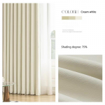 Juust Ka&scaron;miir &Scaron;enill Pimendavad kardinad Kreemjas V&auml;rv Hele Luksus Lihtne Kaasaegne Elutoa Magamistoa Sisustus W150*H250cm