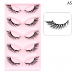 5 paari kassisilm 3D naaritsaripsmed looduslikud ripsmed tiivulise otsaga silm piklikud kunstripsmed ripsmepikendus