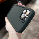 Fashion Candy Color Silikoonist telefoni&uuml;mbris iPhone'ile 15 14 Pro Max 13 12 11 Pro Max tavaline pehme j&auml;&auml;tunud p&otilde;rutuskindel kaitseraua kate For iPhone 11