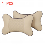 1 tk Auto Kaelapadi M&otilde;lemalt Poolt PU Nahk Pakk Peatugi Pea Valu Leevendamiseks T&auml;idetud Kiud Universaalne Auto 1 PcsrqN
