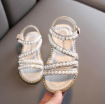 T&uuml;drukute sandaalid Suvemood Lapsed Beebi T&uuml;drukud Bling Rhinestone Printsessi Sandaalid V&auml;ikeste Suurte T&uuml;drukute Kingadele 21 kuld