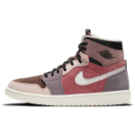 Air Jordan 1 High Zoom Canyon Rust naiste tossud, roosad purjed, lilla-suitsu CT0979-602 37.5
