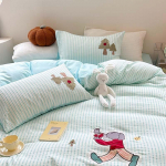 ins pestud puuvill žakaartikandid maagiline tsirkusevoodi neljaosaline komplekt puhas puuvill 1,5m1,8m tekk kattelina 1.2m bed sheet 3pcs