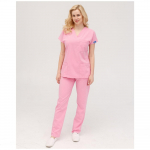 Kaheosaline meditsiiniline koorija unisex arsti &otilde;dede vormikomplekt, kirurgiline &uuml;likond, topid + p&uuml;ksid V-kaelusega l&uuml;hikeste varrukatega &otilde;huke Tericoton kangas XXS