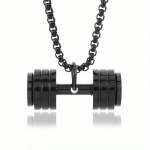 Domineeriv lahe hantli ripats Kaelakee Kangi T&otilde;stmine Fitness Ripats Meeste ja naiste Vaba aeg Sport Punk Ehted must