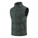 Talvine meeste puuvillane vest, varrukateta vest, puuvillane meeste v&auml;limine vest S