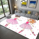 Balletit&uuml;druku 3D-prindimisala vaip, laste magamistuba, m&auml;ngup&otilde;randamatt, pehme t&uuml;drukutuba, m&auml;nguvaibad elutoa jaoks Kodu sisekujundus 40x120cm