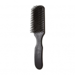 Juuksuri kamm Paindlik libisemisvastane TPE massaaž kodu &uuml;heksa k&uuml;&uuml;nega kamm must