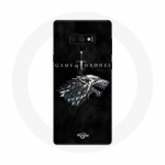 &Uuml;mbris Samsung Galaxy Note 9 Troonide m&auml;ngu 8. hooaja jaoks Game of Thrones House Stark Logo Talv on tulekul