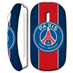 Souris sans fil foot psg logo club blanc