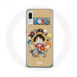 Coque pour Samsung Galaxy A20e One piece Manga Equipage du Chapeau de Paille