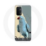 Kohver Oppo A74 Parakeets Parrots Blue jaoks