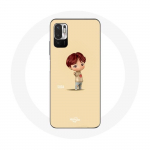 Coque pour Xiaomi Redmi Note 10 5G BTS TinyTAN Animation Suga