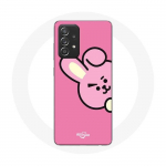 Coque pour Samsung Galaxy A33 5G BTS Bangtan Gar&ccedil;ons BT21 Cooky Fond Rose