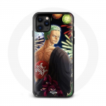 Coque pour Iphone 12 Mini One Piece Joyeux no&euml;l Zoro Anime Manga - Maniacase