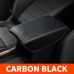 Honda CRV CR-V 2017 jaoks- Keskmise k&auml;etoe korpuse katte auto sisemuse k&auml;etoe karbi nahkkatte kaunistustarvikud Carbon fiber