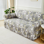 Elutoa elastne diivani kate Prinditud diivani kate L-kujuline diivani m&ouml;&ouml;bli kaitsekate Magamistoa kodukaunistusega diivanikate XLarge(235-300cm)1PC