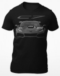 Chevy Corvette C7 Zr1 7. p&otilde;lvkonna l&uuml;hikeste varrukatega unisex T-s&auml;rk L