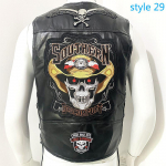 Vest Street Punk Vest Jope Varrukateta Harley Mootorrattam&auml;rgi Tikitud Vest L