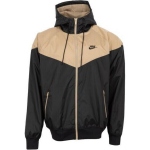 Nike Sportswear Windrunner Logo Tikitud V&auml;rviplokk Kapuutsiga Jakk Meeste &Uuml;ler&otilde;ivad Must DA0001-015 M