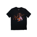 Jordan AJ85 Signature Print l&uuml;hikeste varrukatega T-s&auml;rk meeste topsid, must BQ5539-010 S