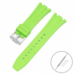 Fluoro kummist rihm Audemars Piguet Royal Oak 15400 15500 26331 Butterfly Pandlaga Meeste Pehme FKM Vahetage kellarihm AP jaoks 26mm 26mm