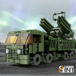 84155 Military Series 8 In 1 Armor -S1 Cannon Car Assembly Model Boy Ehitusklotsid M&auml;nguasi EI KARTI