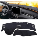 The Dashboard pad of The Internal Center Console is Suitable for Lexus 2023 2024 RX350 RX350h RX500h RX450h+Dashboard pad Cover Accessories (Black) 2023-2024RX flannel(HAS H