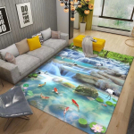 3D mereranna vaip elutuppa magamistuppa libisemisvastane salongi diivan p&otilde;rand suur ala Dekoratsioon vaip Kodu esik r&otilde;du vannitoa matt 100*200Cm