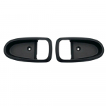 2Pcs/ 1 Pair Interior Door Handle Cover Trim Inner door handle Bezel Housing Black FOR HYUNDAI Elantra 2001-2006 1 Pair