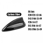 ABS Auto Haiuime Antenni Katte Trimm BMW F20 F21 F45 F46 F48 F49 F15 F16 F26 F85 F86 Jaoks Raadiosignaali Aluse Kleebis S&uuml;sinikkiud Carbon Fiber