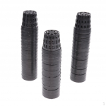 Basket Aquatic Net Slit Pot For ing Accessory Black_4 x 4.3cm