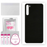 apgo Protective Skin Sticker for the back compatible with Xiaomi Redmi Note 8, Wrap Film, Foil, Vinyl - Pattern Matrix