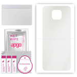 apgo Protective Skin Sticker for the back compatible with Motorola Moto G9, Wrap Film, Foil, Vinyl - Pattern Matte Transparent